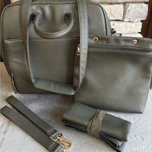 SOLD Ayla and Co Diaper bag in green